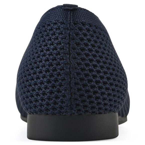 Cliffs by White Mountain Women's Beslee Square Toe Ballet Flats - Picture 3 of 4